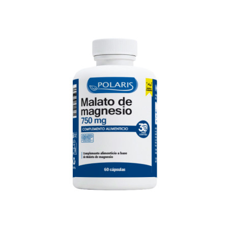 Malato Magnesio 750mg 60 Capsulas | Polaris