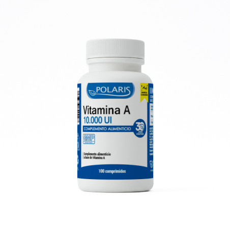 Vitamina A 10000 UI (400 mg), 100 Comprimidos | Polaris