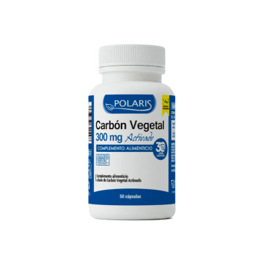 Charbon Végétal Activé 300 mg 50 Capsules Polaris | Polaris